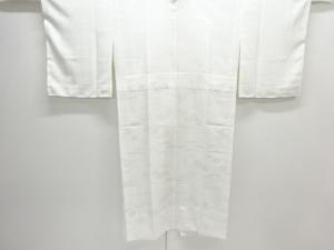 未使用品　流水に楓・梅・菊模様織り出し単衣長襦袢